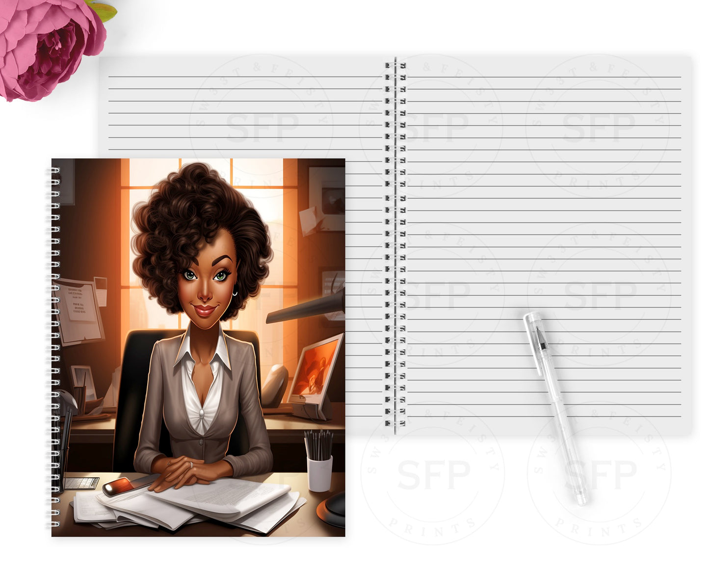 Boss Lady Spiral Notebook