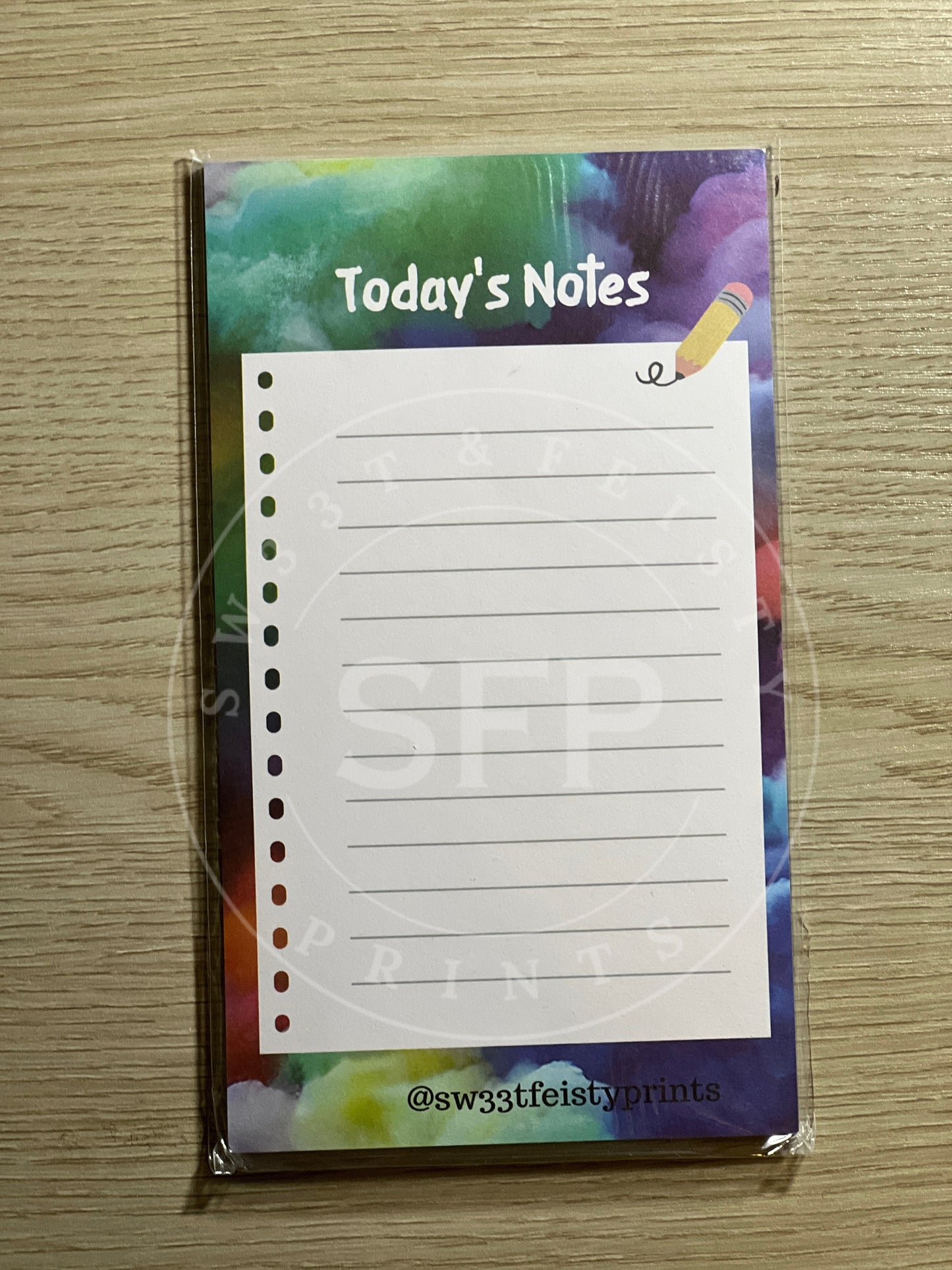 Colorful Clouds Notepad