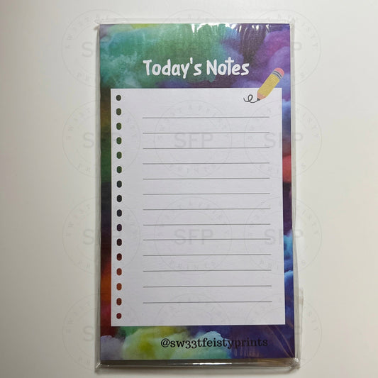 Colorful Clouds Notepad